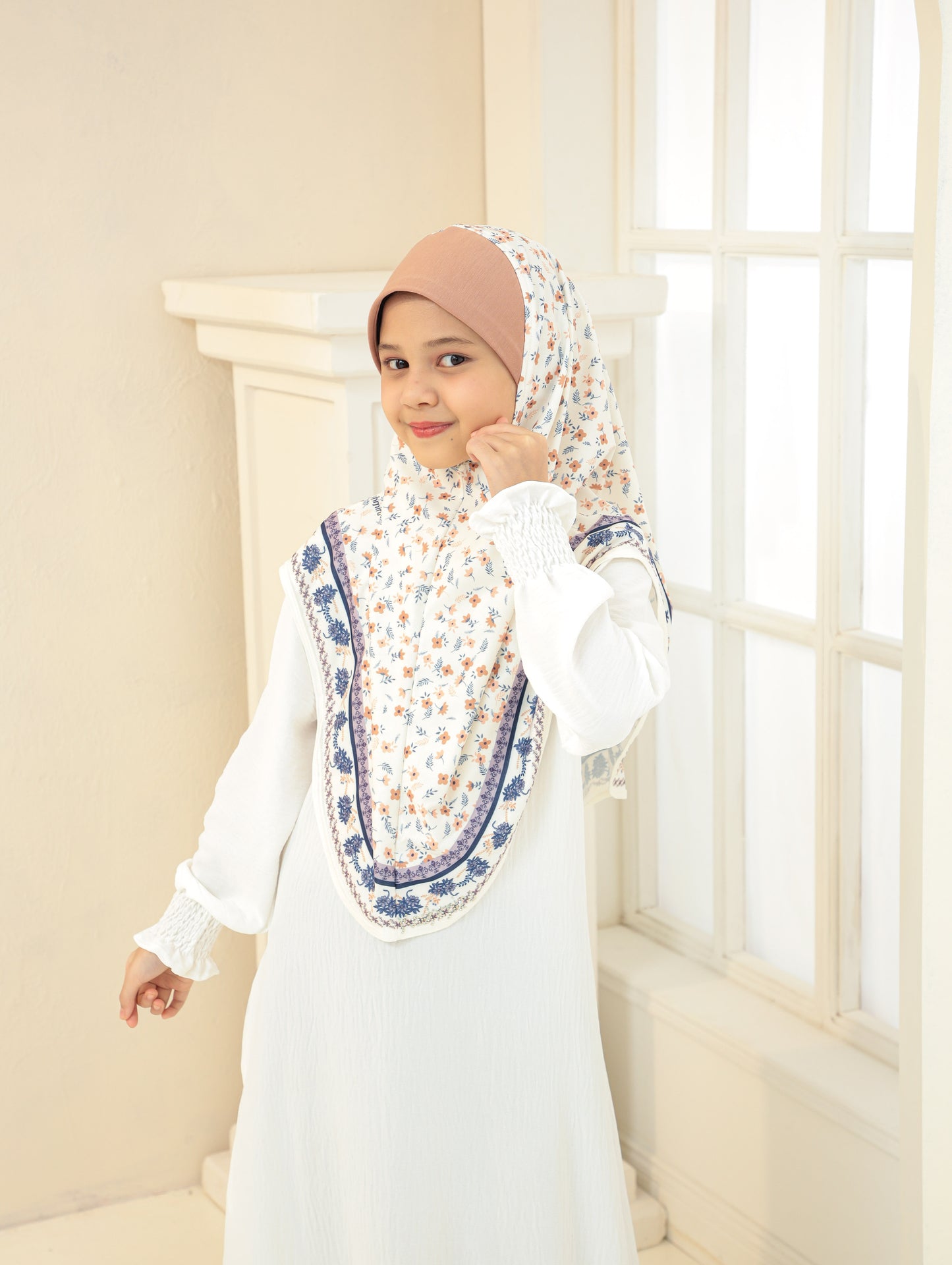 KIDS Digital printed hijab 2705