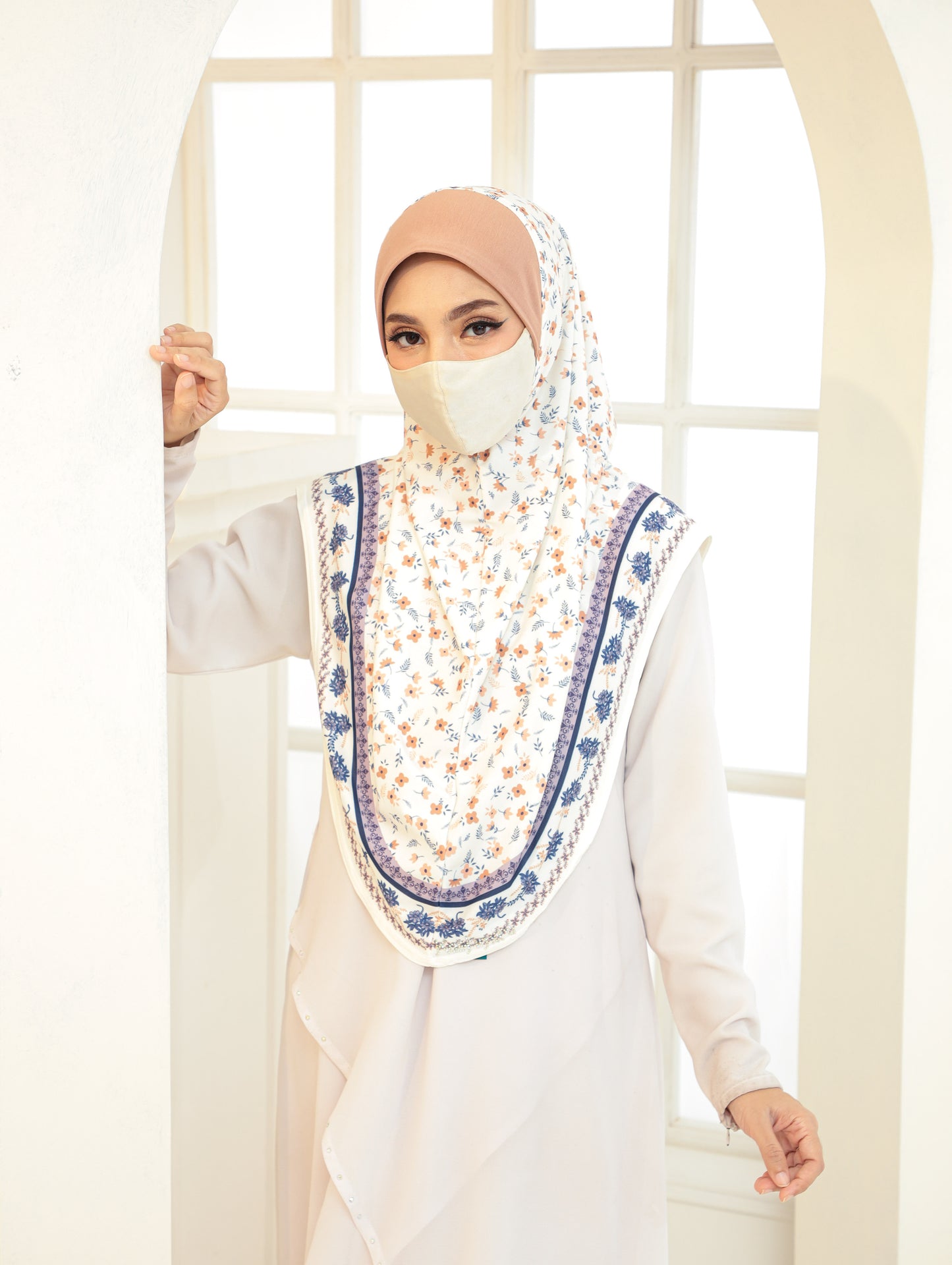 GIRLS Digital printed hijab 2705