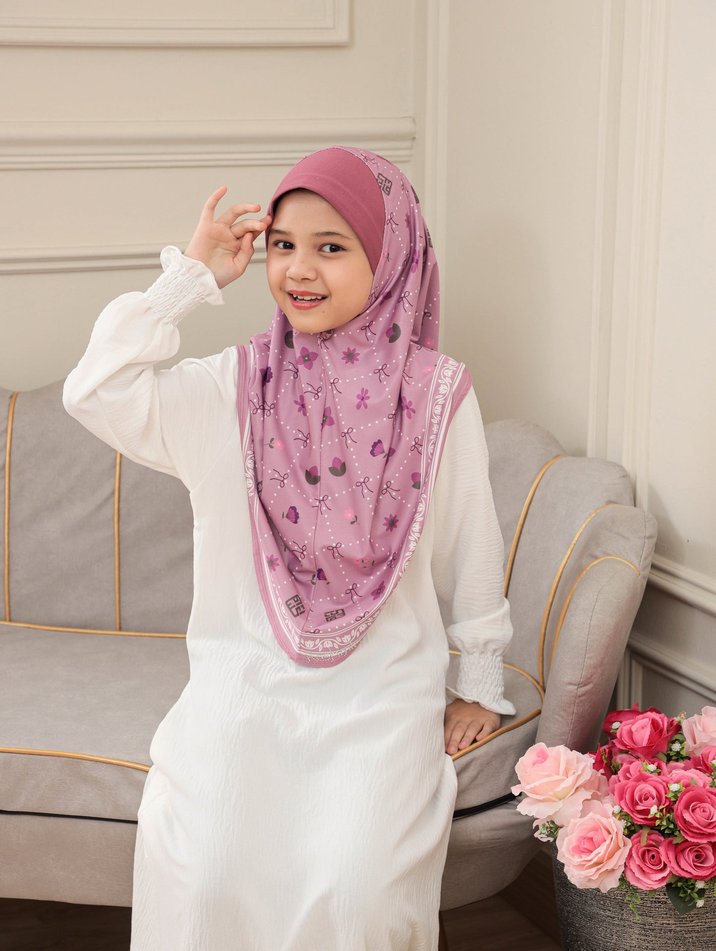 KIDS MALASIYAN SCARF