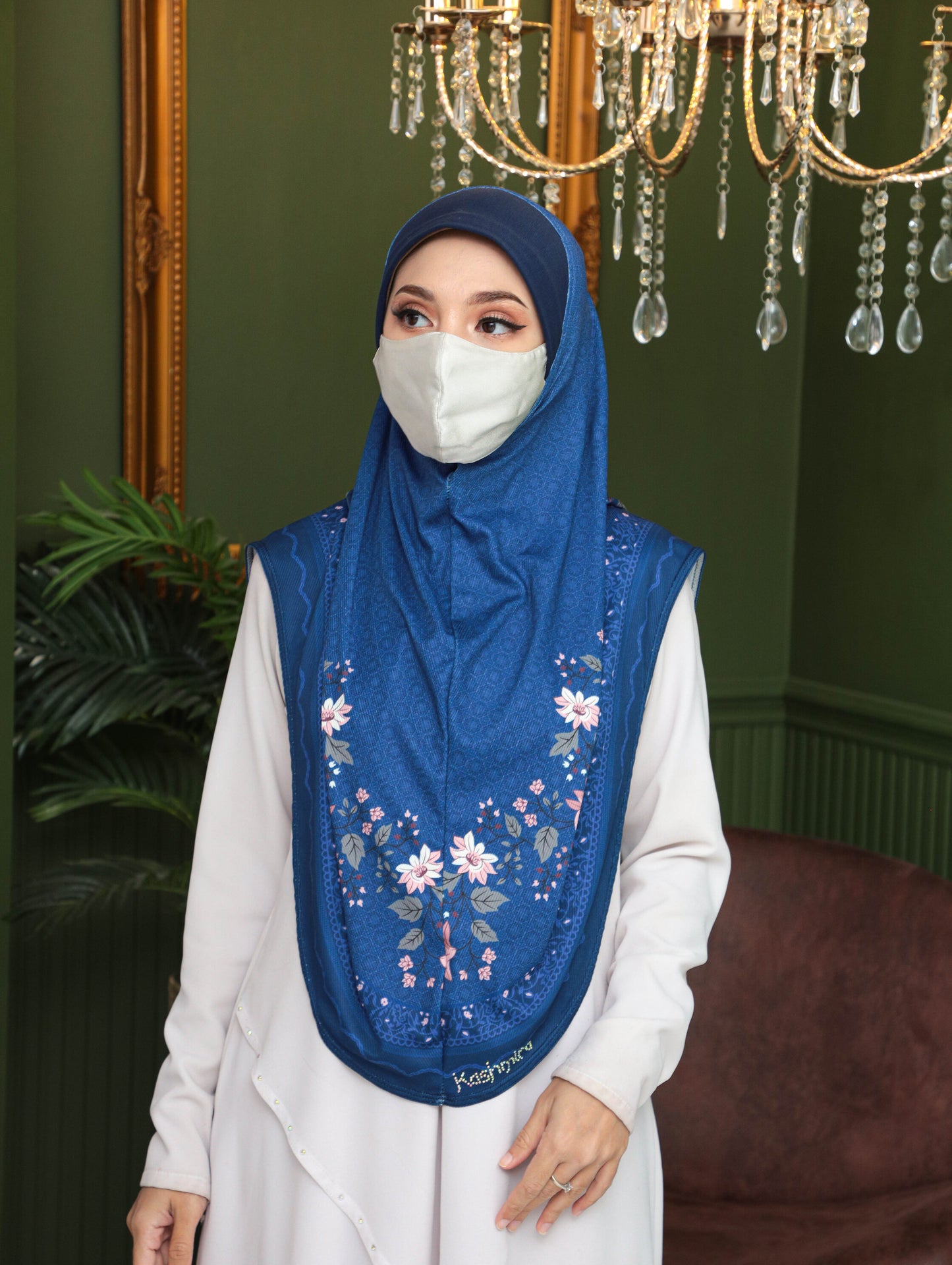 GIRLS Digital printed hijab 2706