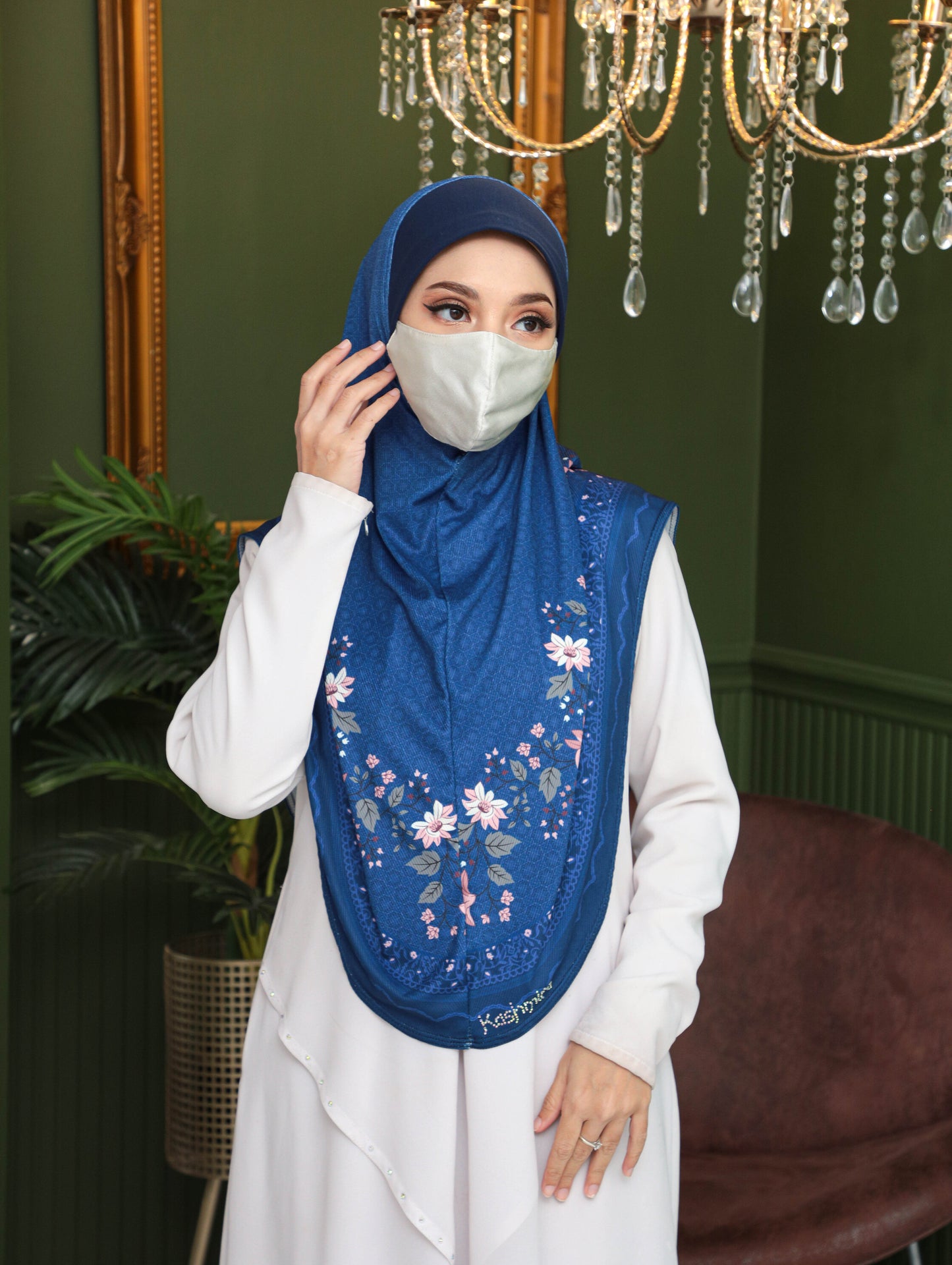 GIRLS Digital printed hijab 2706