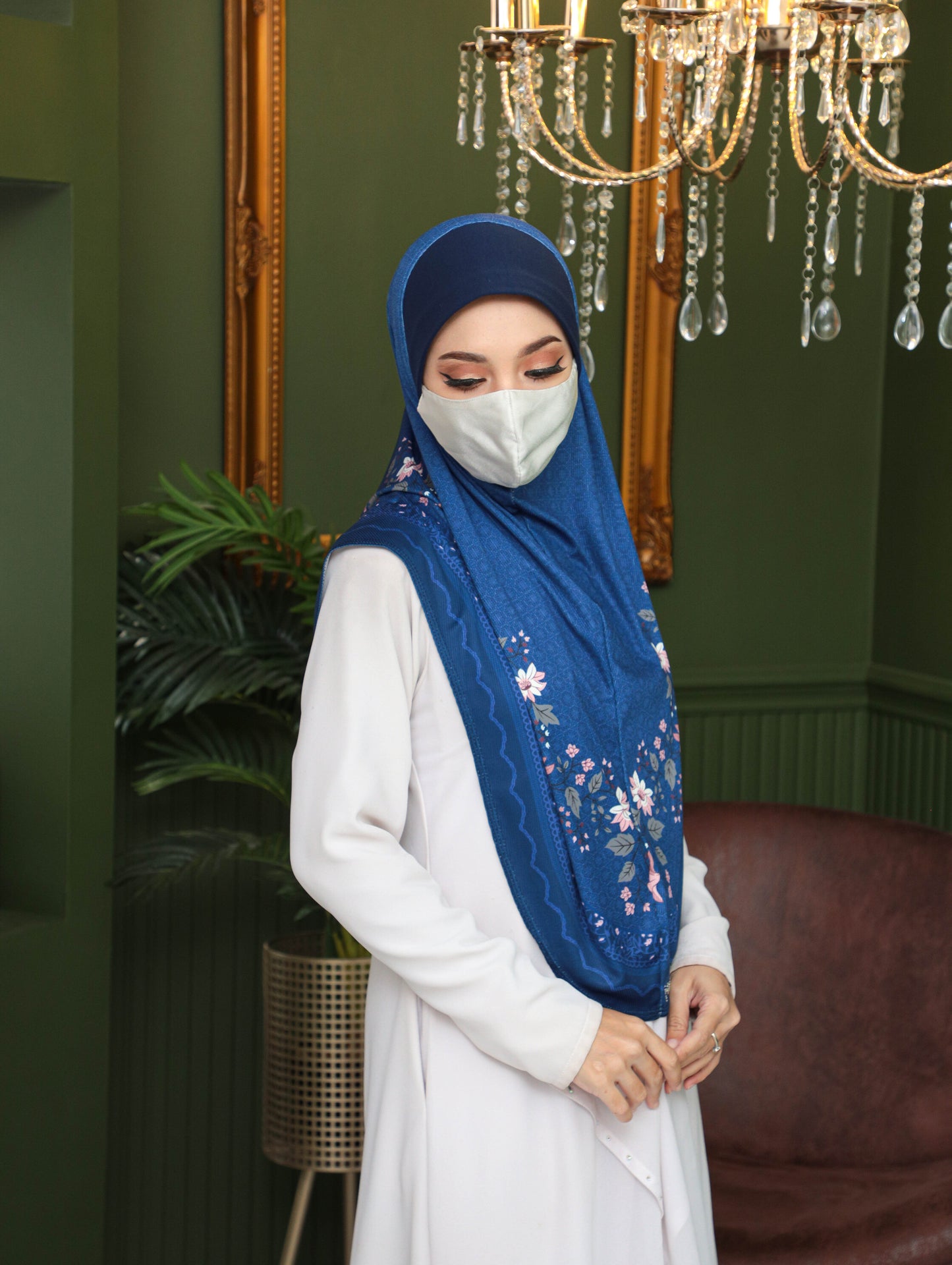 GIRLS Digital printed hijab 2706