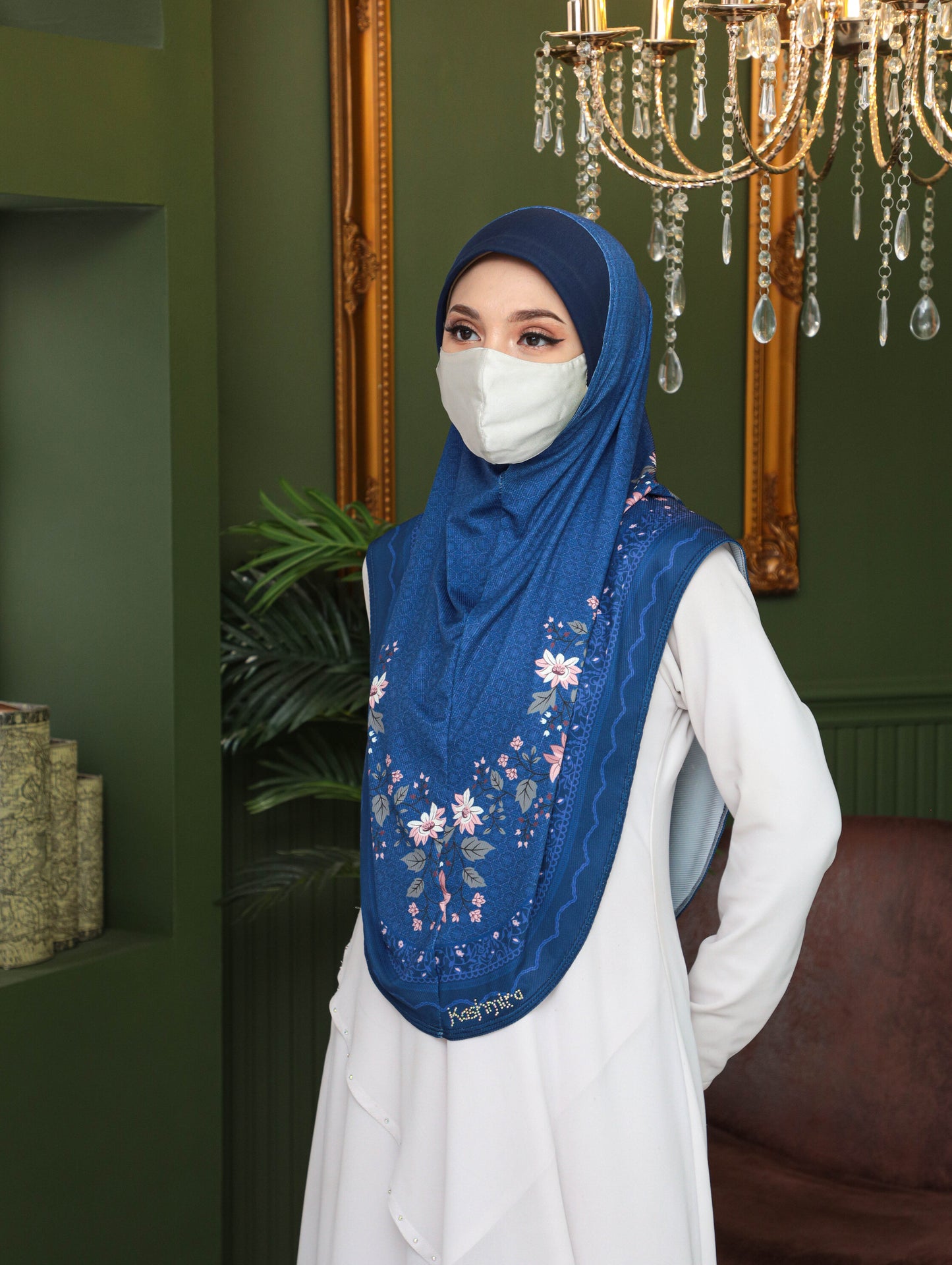 GIRLS Digital printed hijab 2706