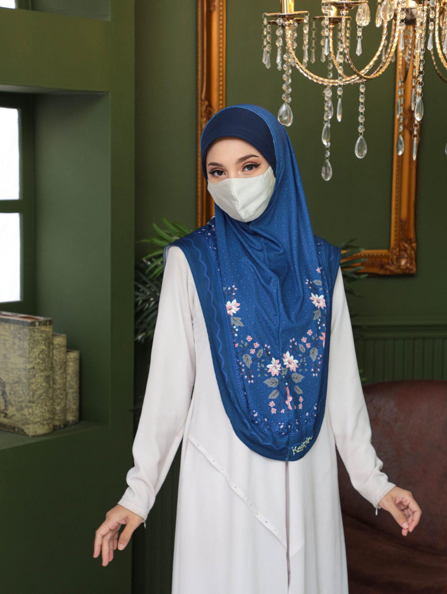 GIRLS Digital printed hijab 2706