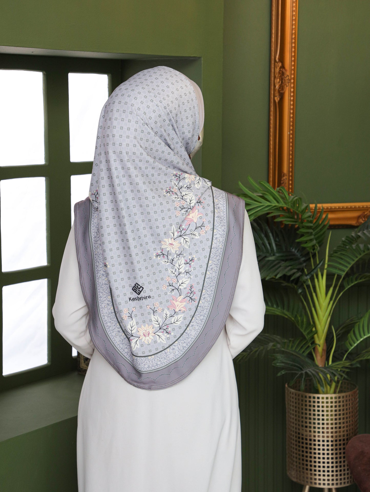GIRLS Digital printed hijab 2706