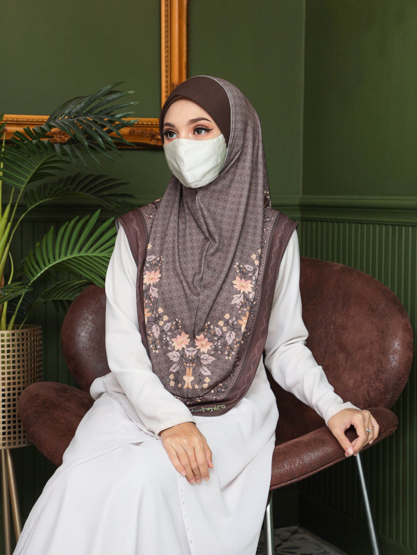 GIRLS Digital printed hijab 2706