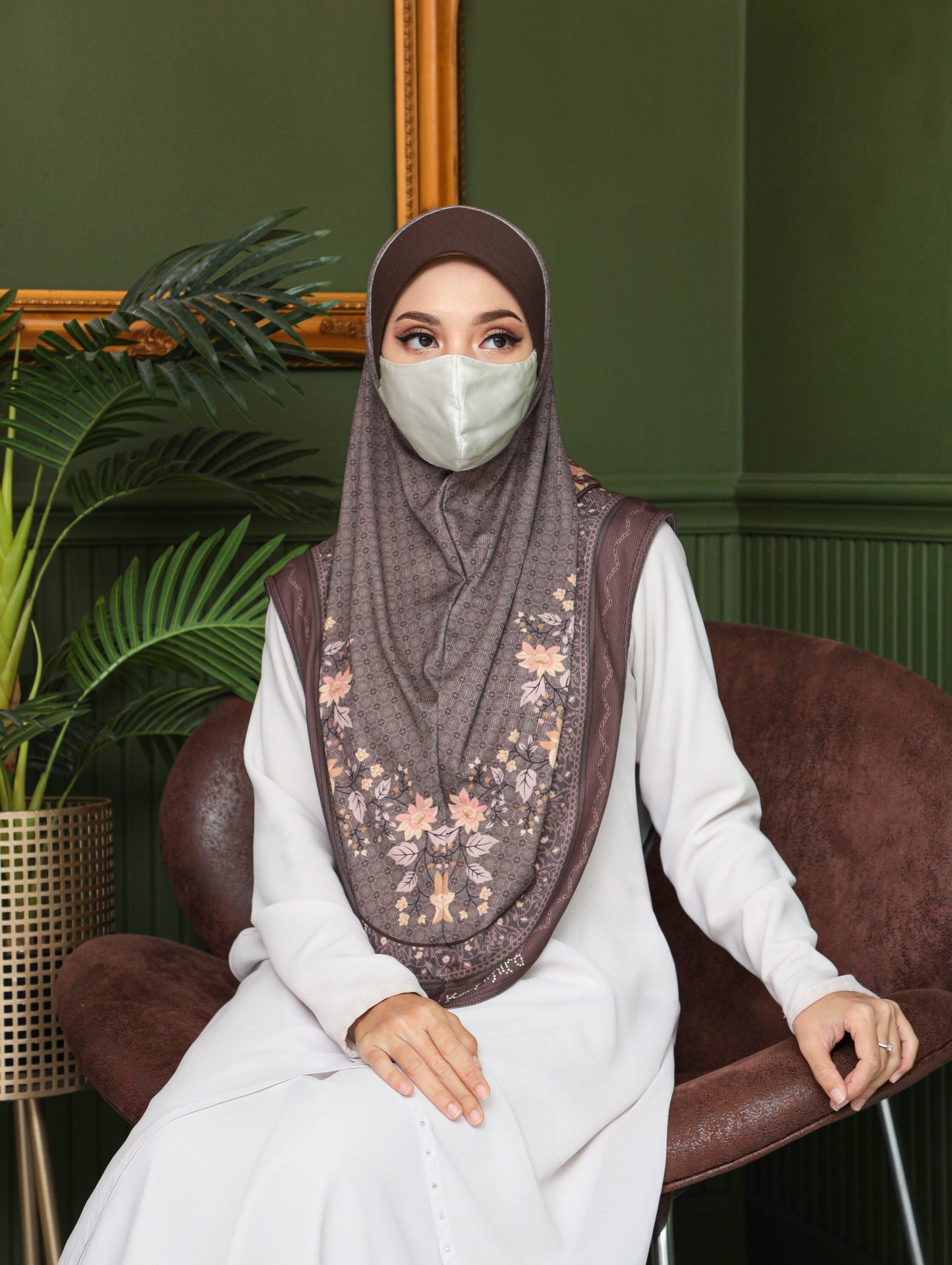 GIRLS Digital printed hijab 2706