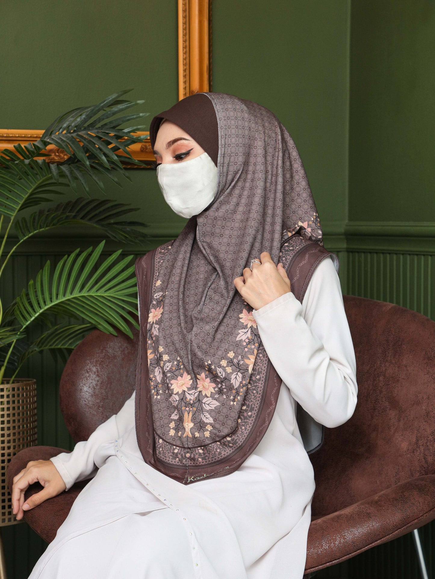 GIRLS Digital printed hijab 2706