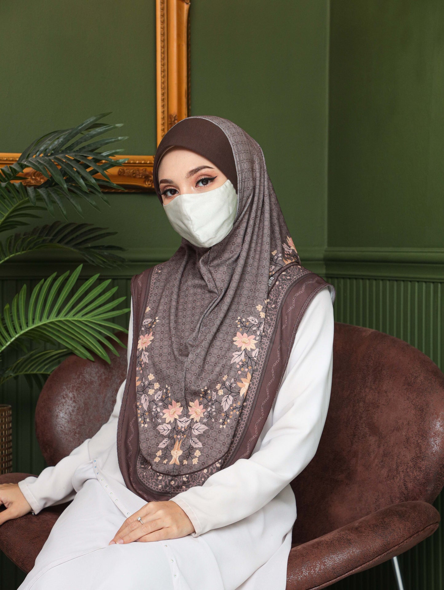 GIRLS Digital printed hijab 2706