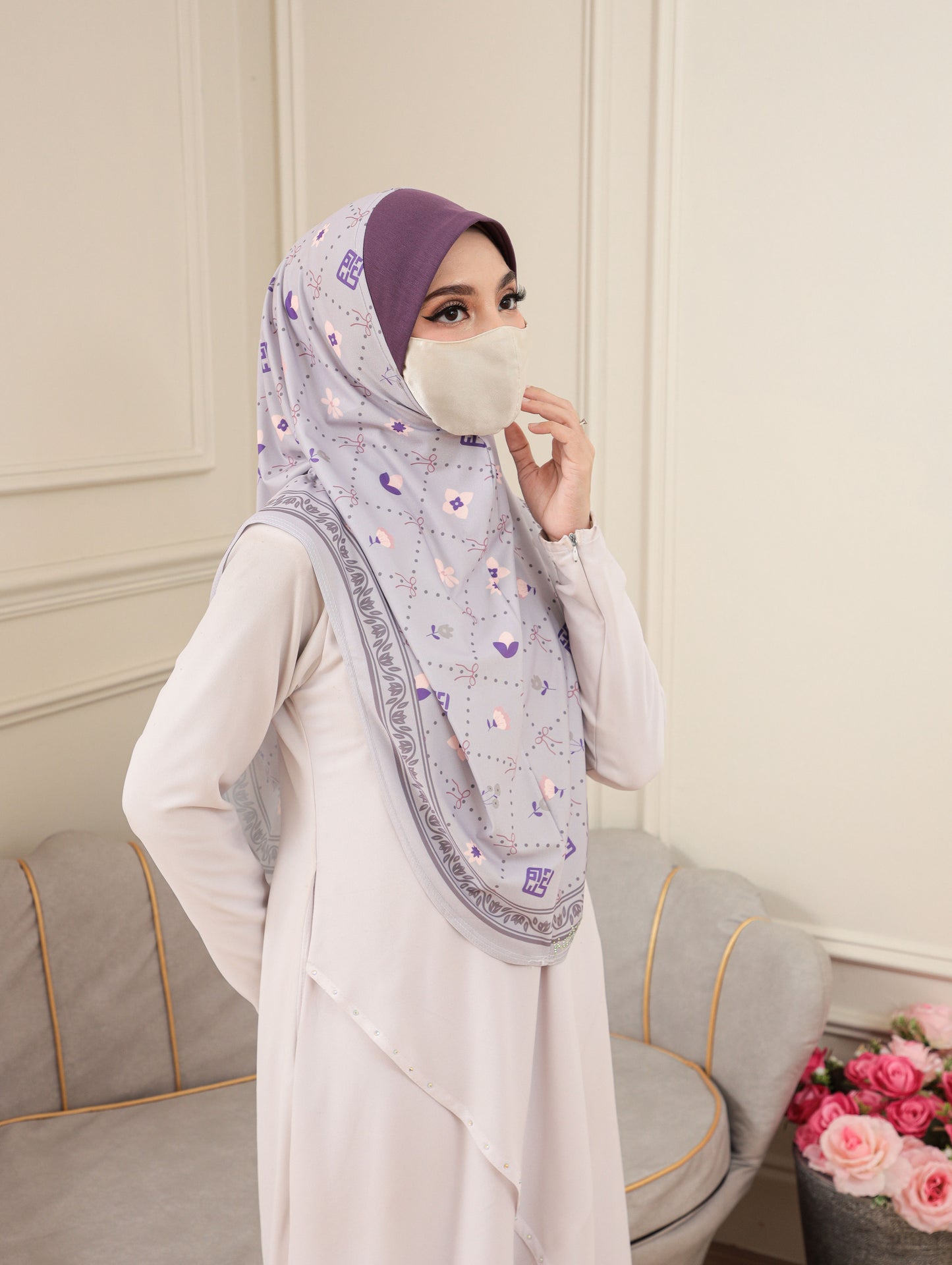 DIGITAL MALSIAN SCARF ADULTS 2703