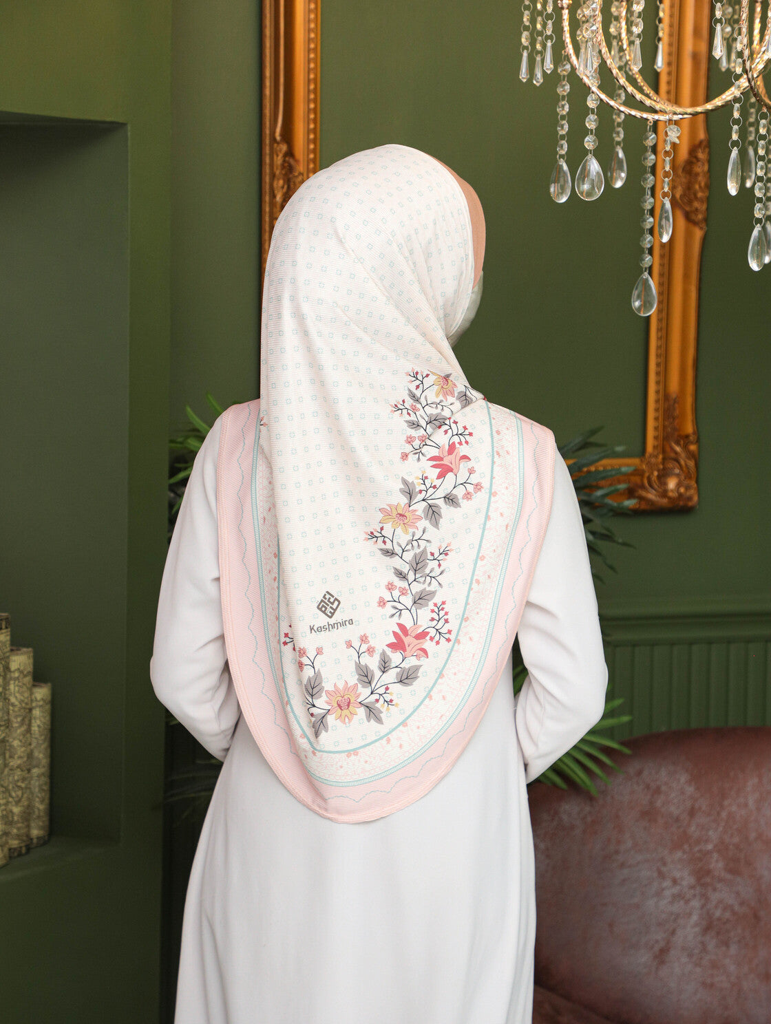 GIRLS Digital printed hijab 2706