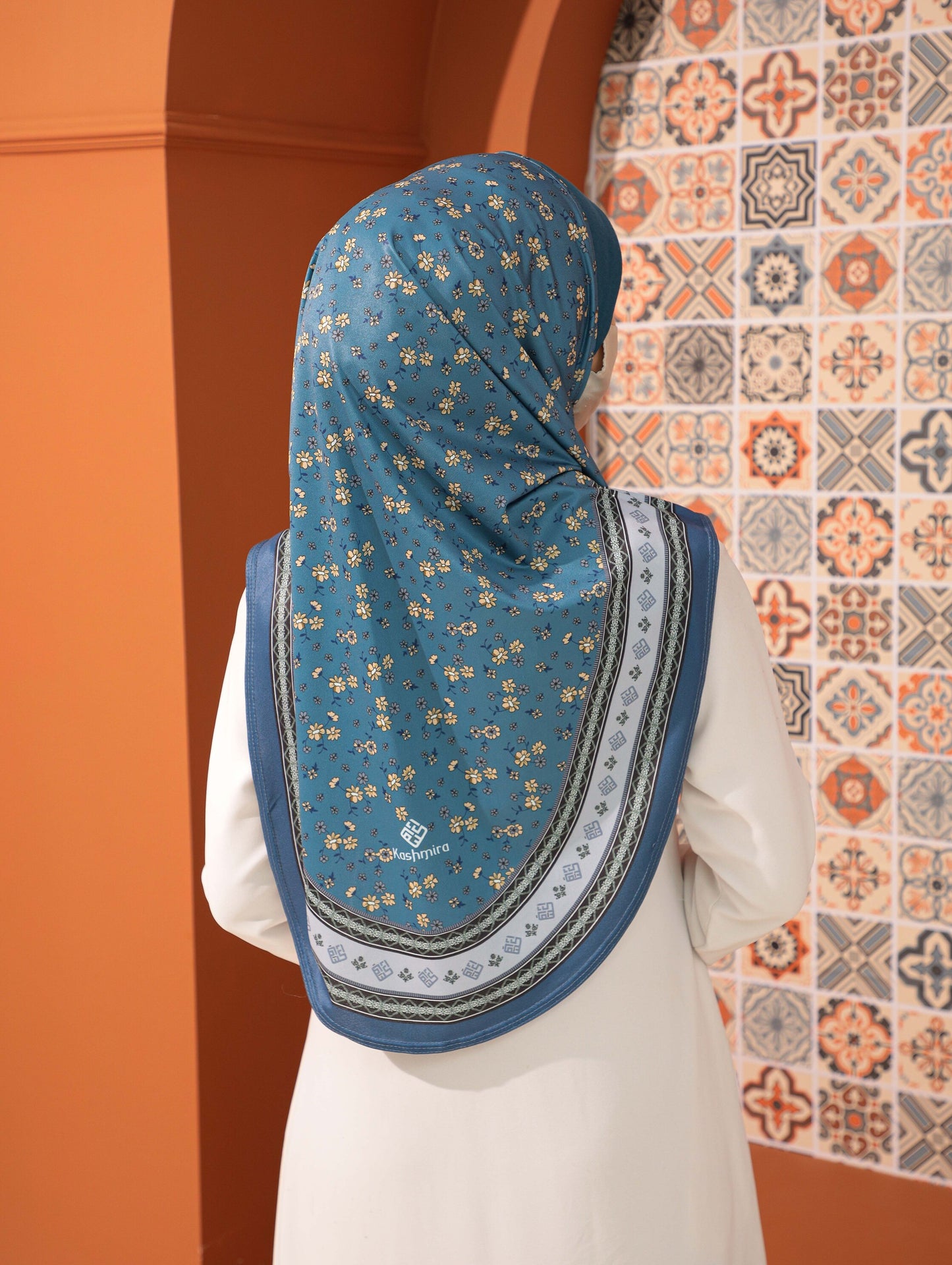 GIRLS Digital printed hijab 2708