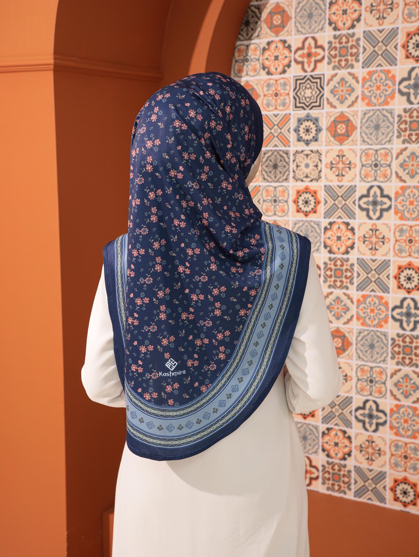 KIDS MALESIAN PRINTED SCARF 2708