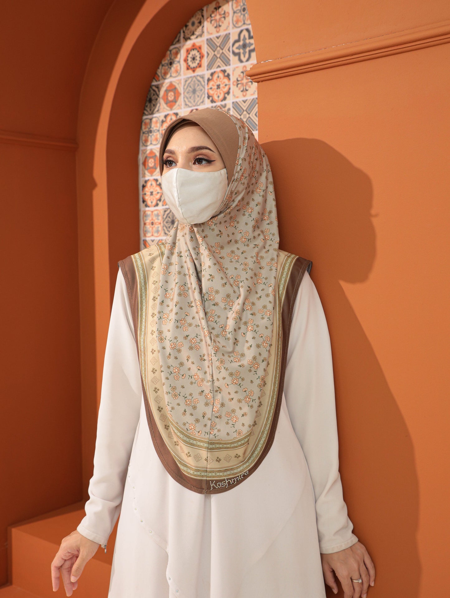 GIRLS Digital printed hijab 2708