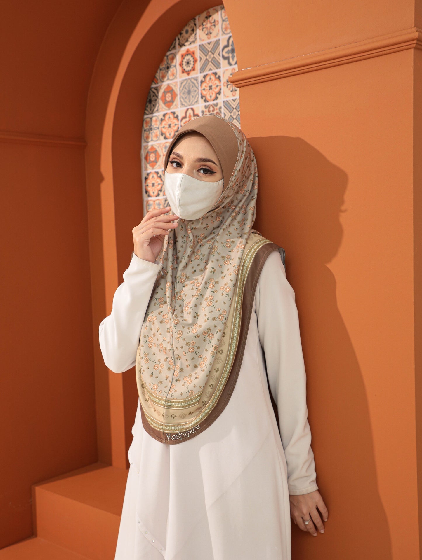 GIRLS Digital printed hijab 2708
