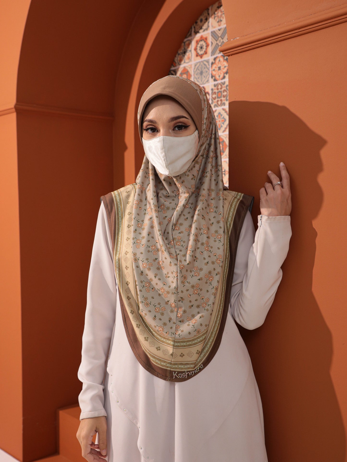 GIRLS Digital printed hijab 2708