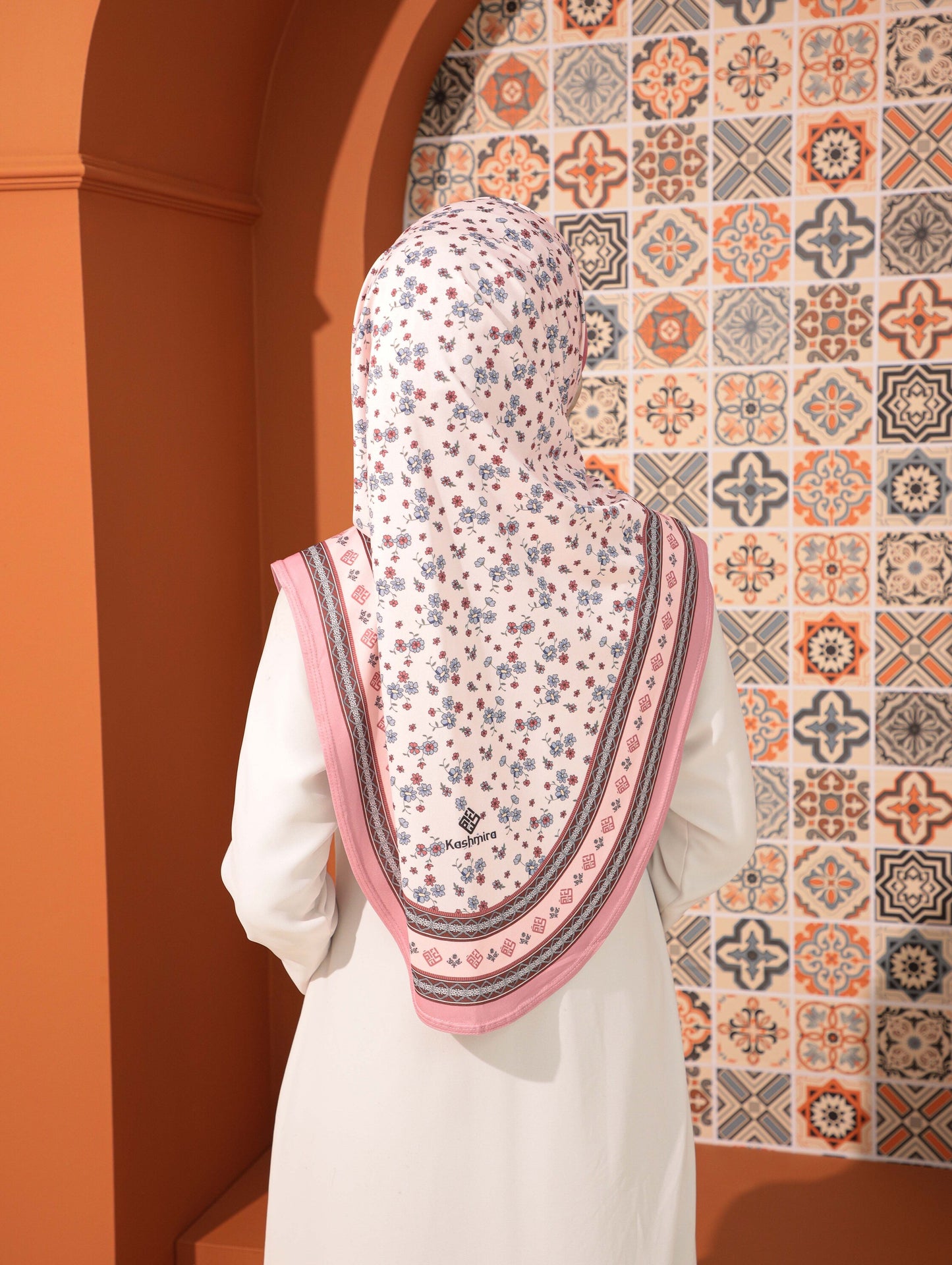 GIRLS Digital printed hijab 2708