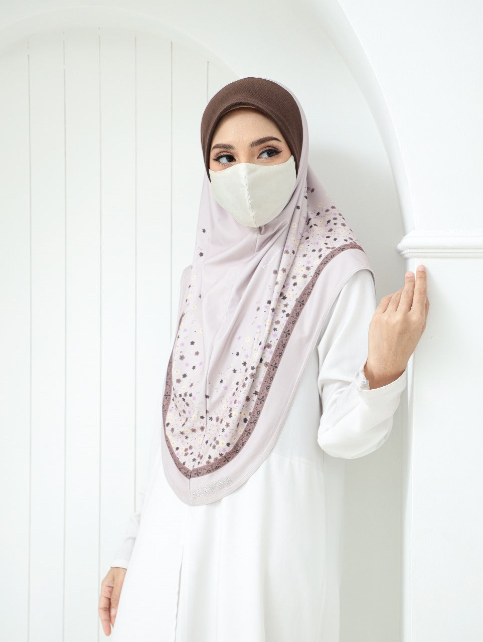 Digital printed hijab 2704