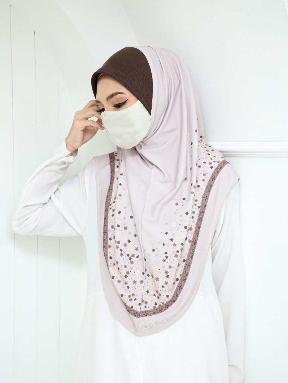 Digital printed hijab 2704