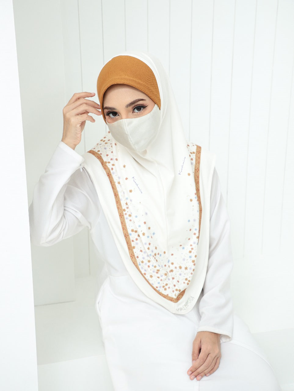 Digital printed hijab 2704