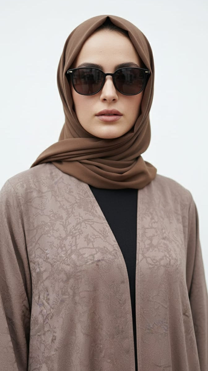 NEW LAUNCH: Luxurious Printed KAFTAN HAYA ABAYA in ZAREEN JAQUARD Fabric | Elegant  Modest ABAYA