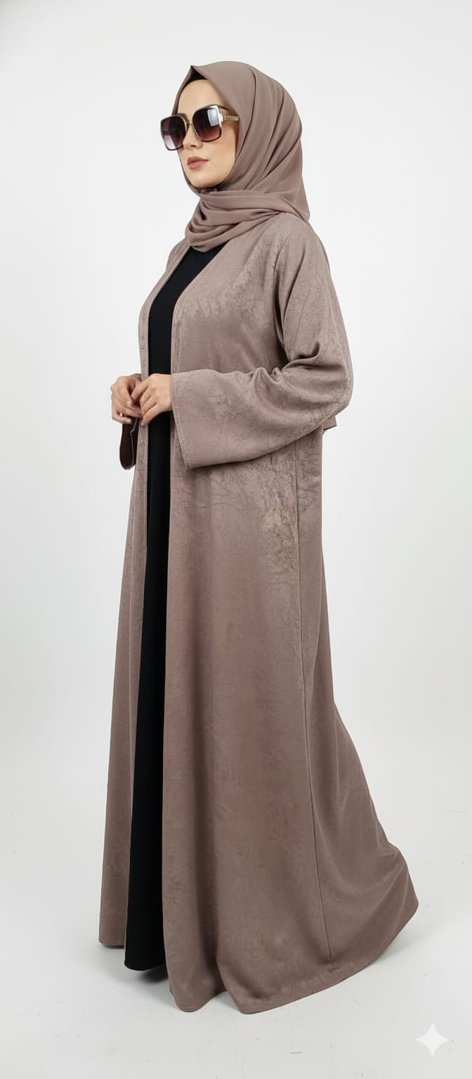 NEW LAUNCH: Luxurious Printed KAFTAN HAYA ABAYA in ZAREEN JAQUARD Fabric | Elegant  Modest ABAYA