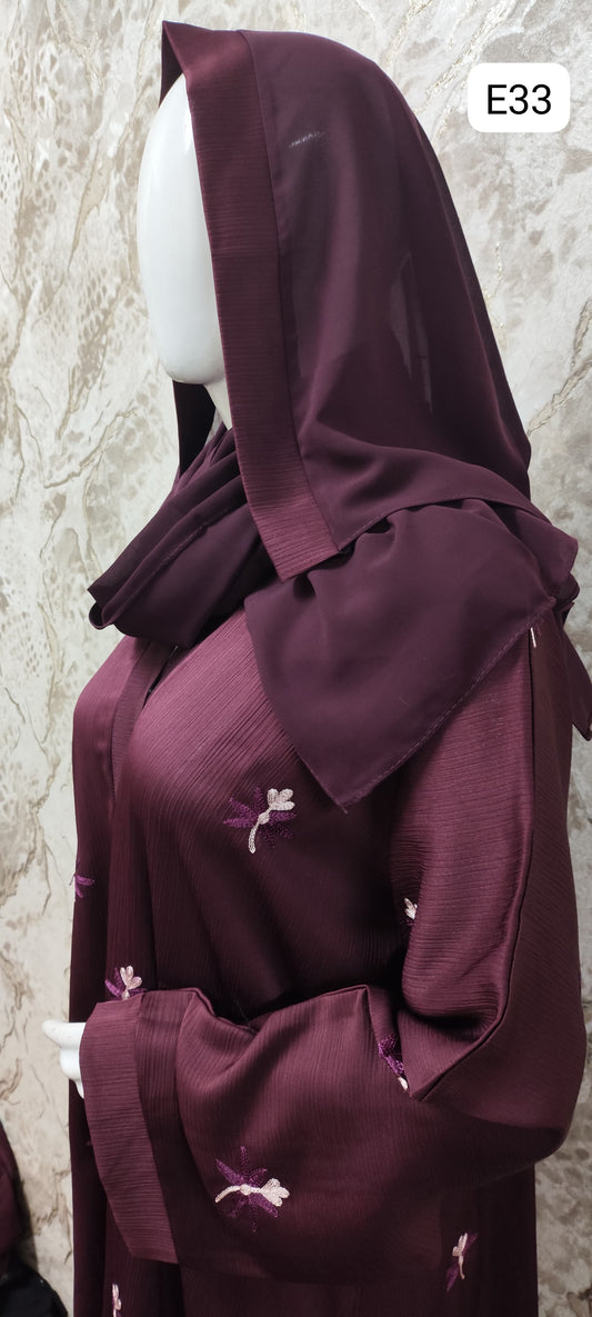Elegant Black Abaya – Traditional and Modern Fusion