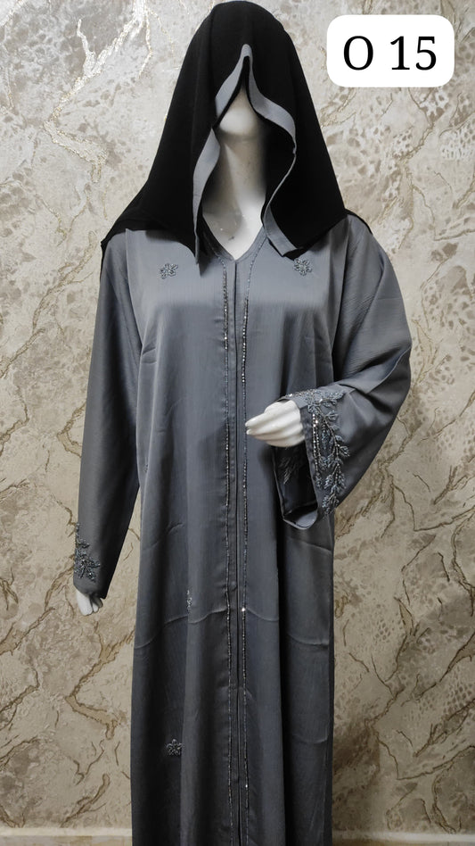 Elegant  Abaya – Traditional and Modern Fusion O15