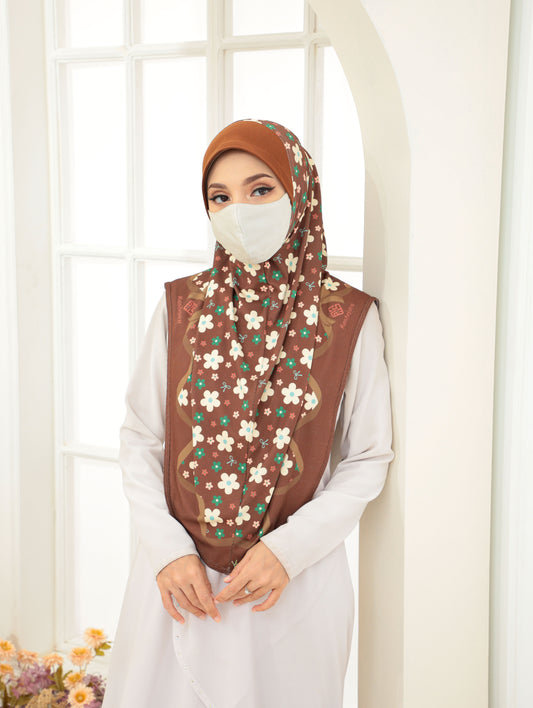 GIRLS Digital printed hijab 2704