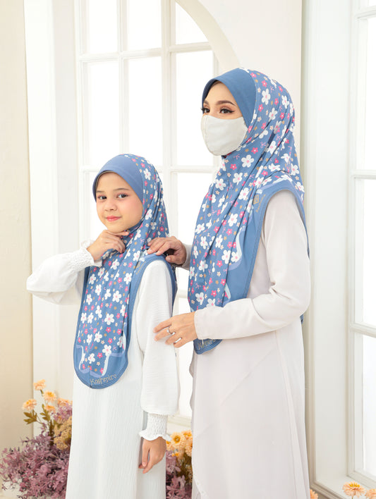 COMBO Digital printed hijab MOTER AND DAUGTHER 2704