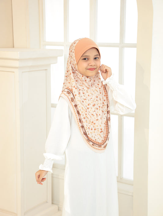 KIDS  Digital printed hijab 2705