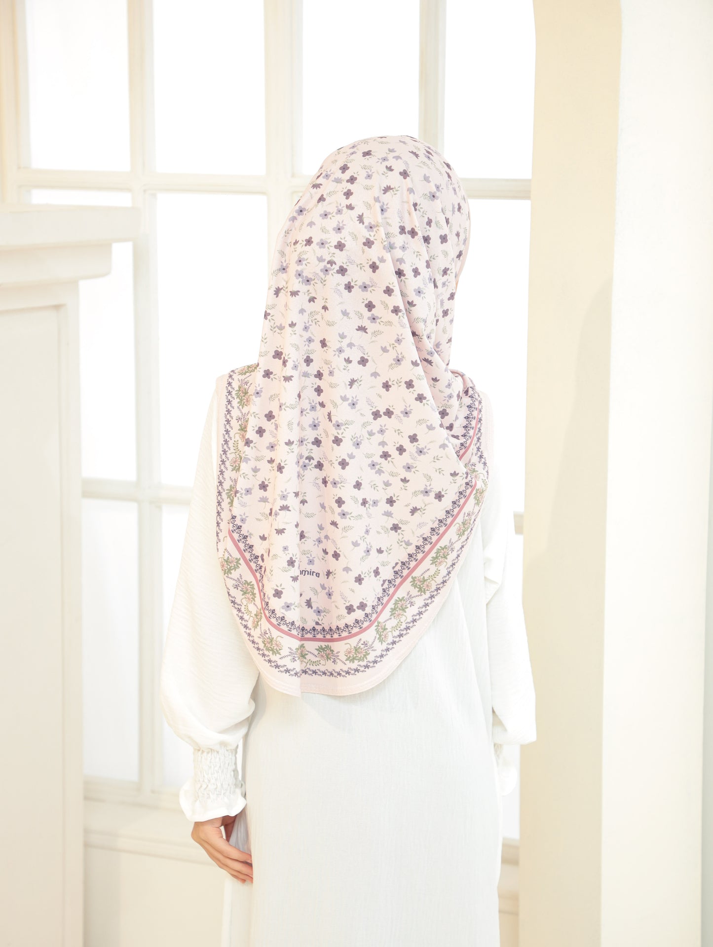 KIDS  Digital printed hijab 2705