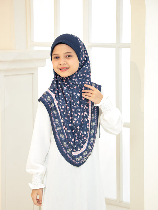 KIDS  Digital printed hijab 2705