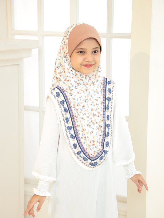 KIDS  Digital printed hijab 2705