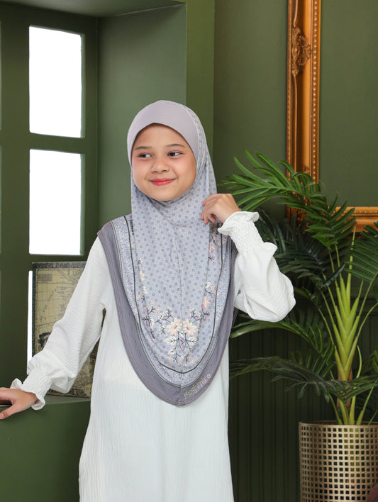 KIDS MALESIAN   PRINTED SCARF 2706