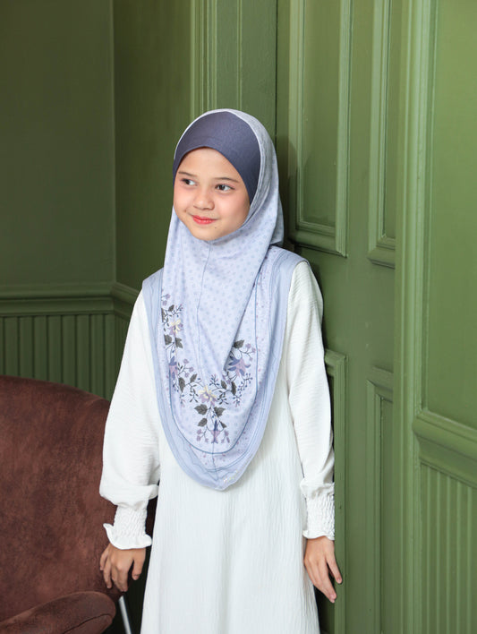 KIDS MALESIAN   PRINTED SCARF 2706