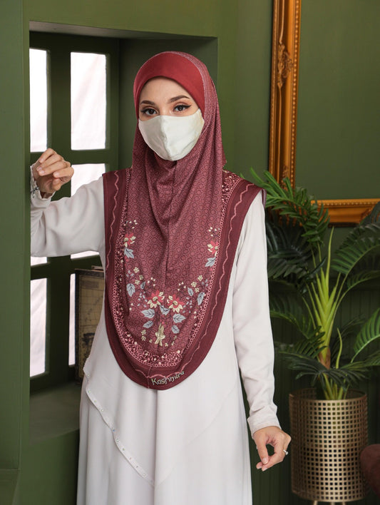 GIRLS Digital printed hijab 2706