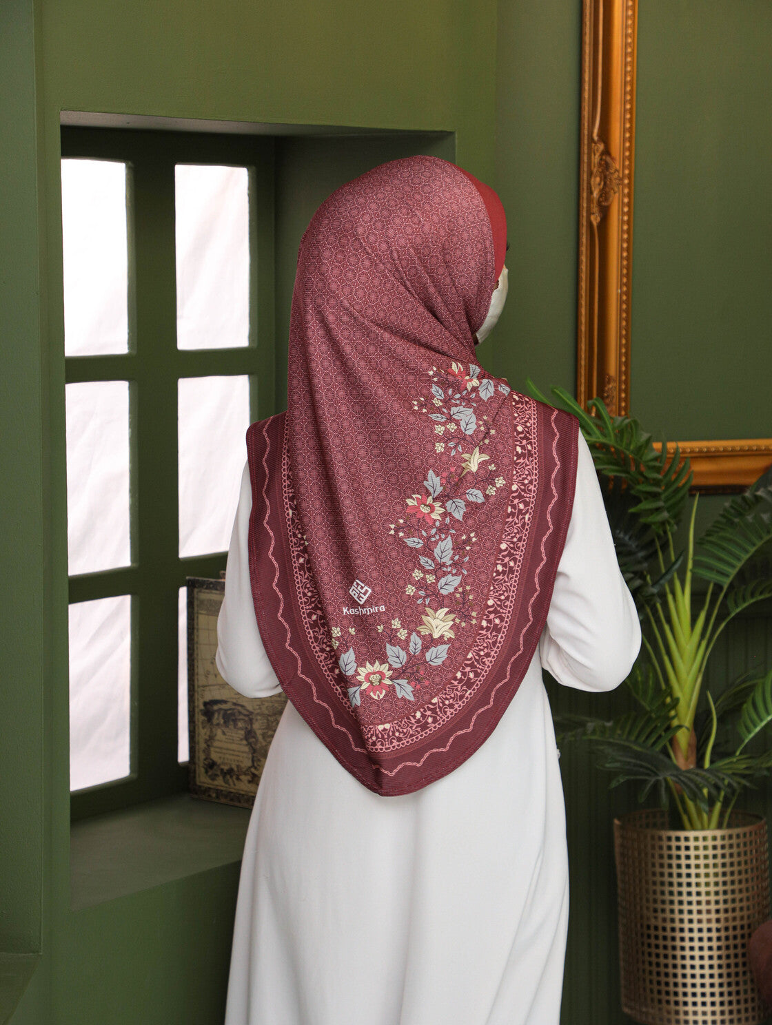 GIRLS Digital printed hijab 2706