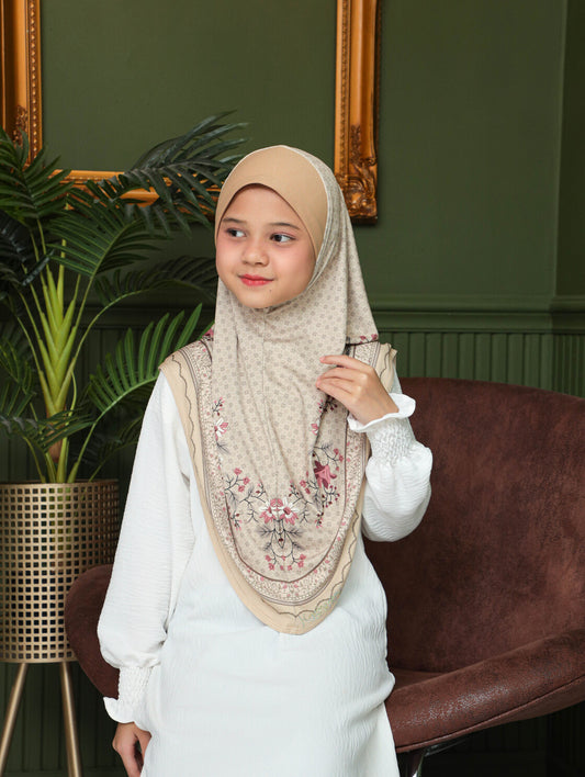 KIDS MALESIAN   PRINTED SCARF 2706