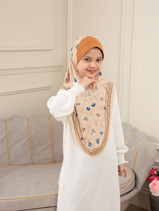 Digital printed hijab kids 2703
