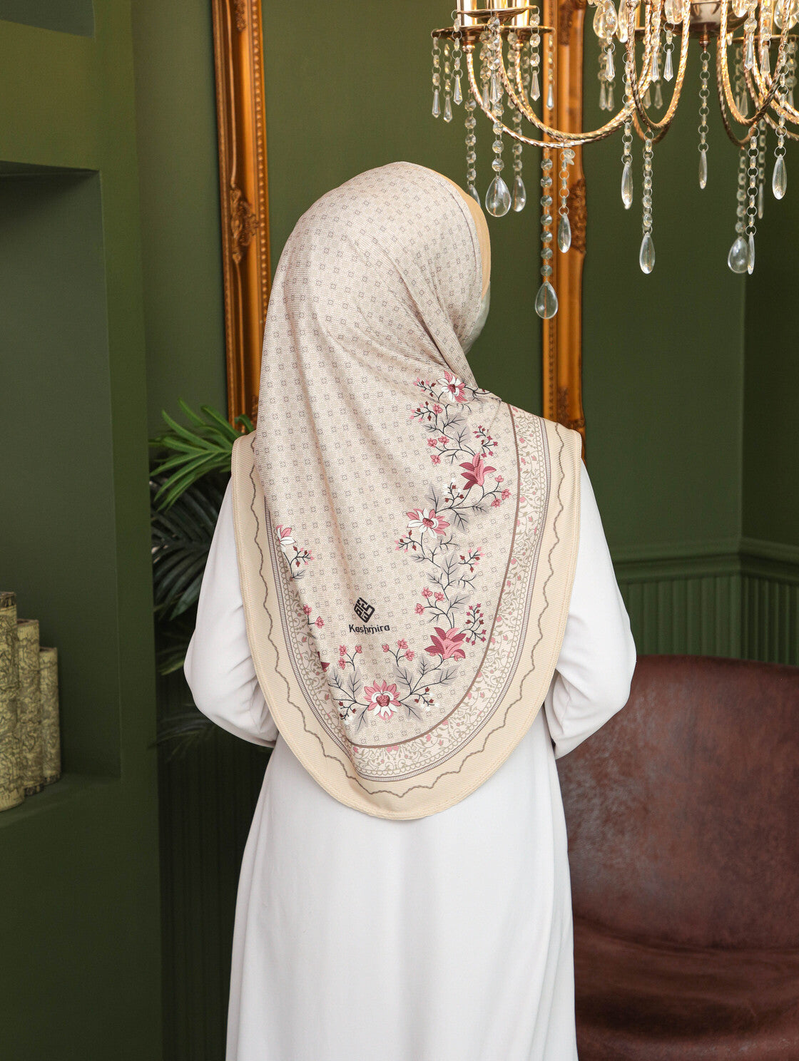 GIRLS Digital printed hijab 2706