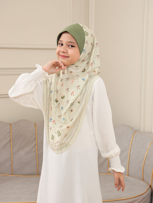 Digital printed hijab kids 2703