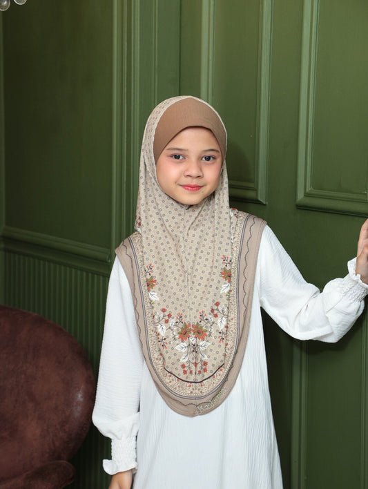 KIDS MALESIAN   PRINTED SCARF 2706