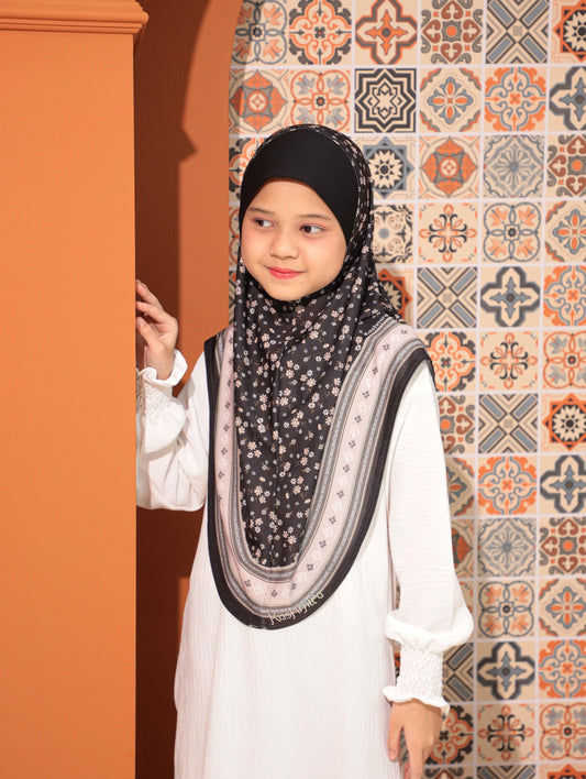 KIDS MALESIAN   PRINTED SCARF 2708