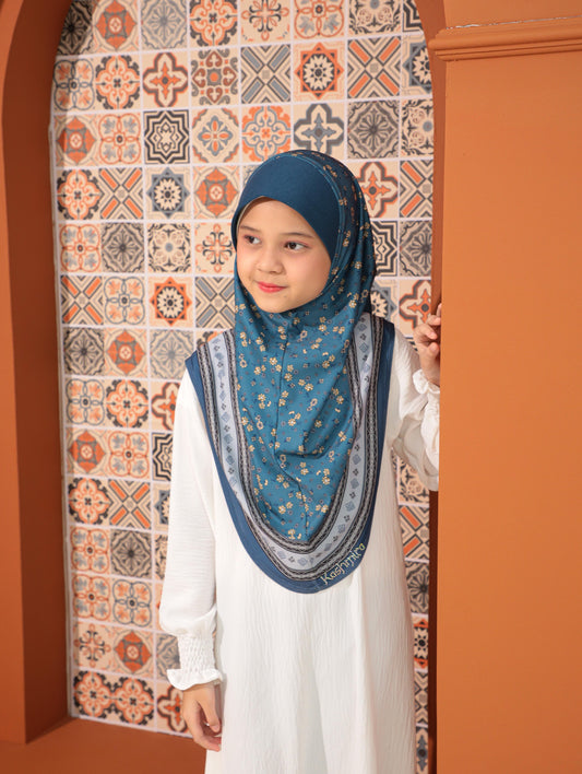 KIDS MALESIAN   PRINTED SCARF 2708