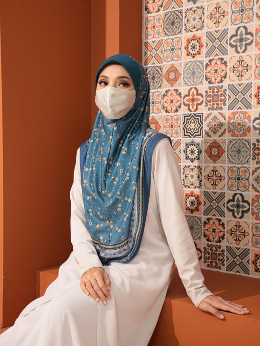 GIRLS Digital printed hijab 2708