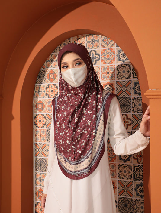 GIRLS Digital printed hijab 2708