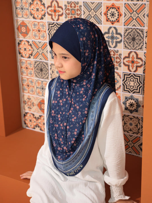 KIDS MALESIAN   PRINTED SCARF 2708