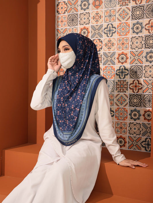 GIRLS Digital printed hijab 2708