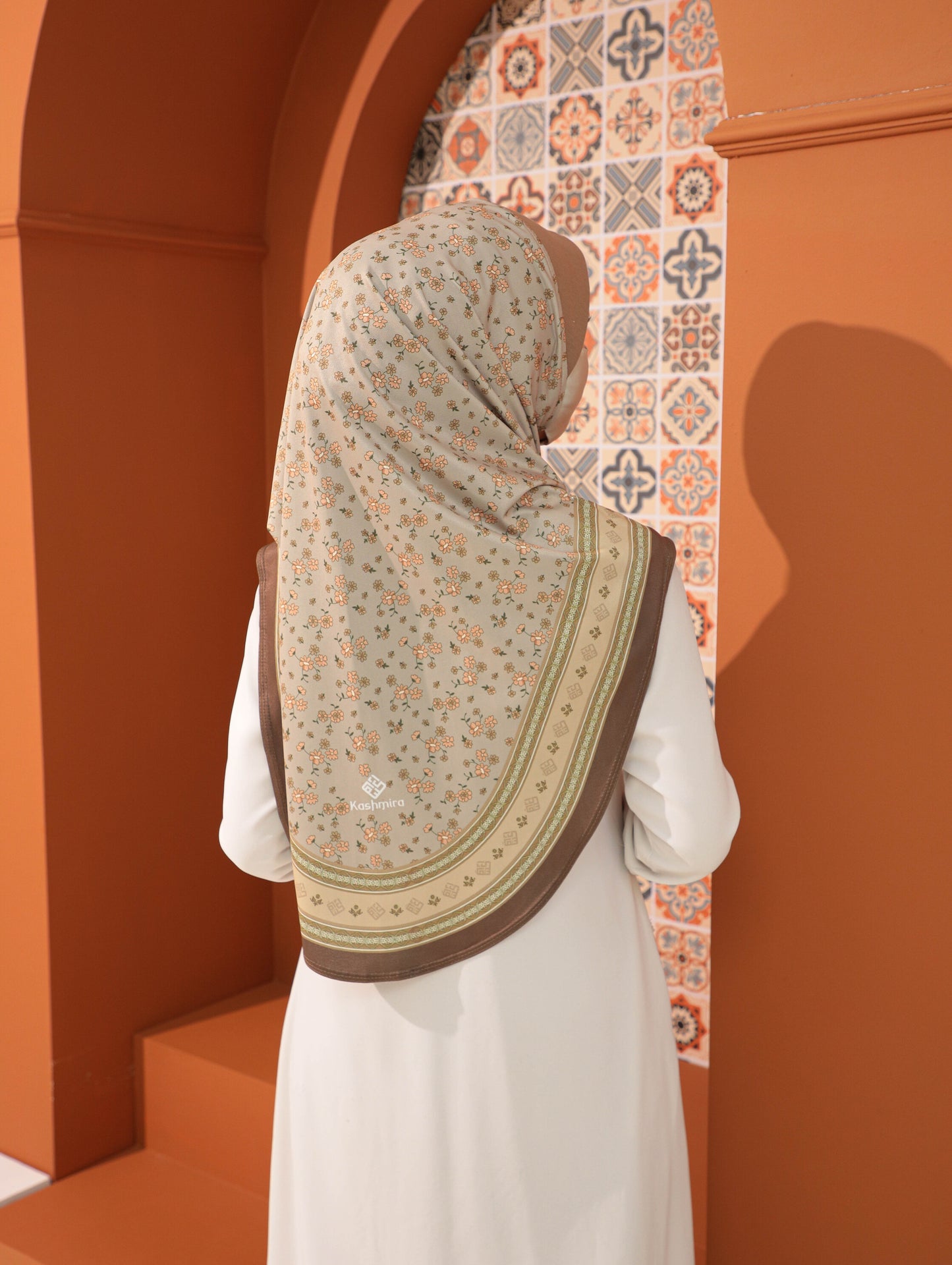 GIRLS Digital printed hijab 2708